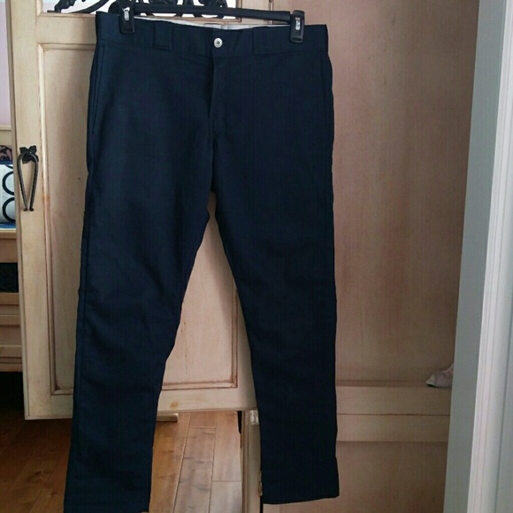 dickies navy blue skinny pants